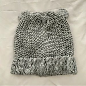 Zara Grey Beanie with Ears